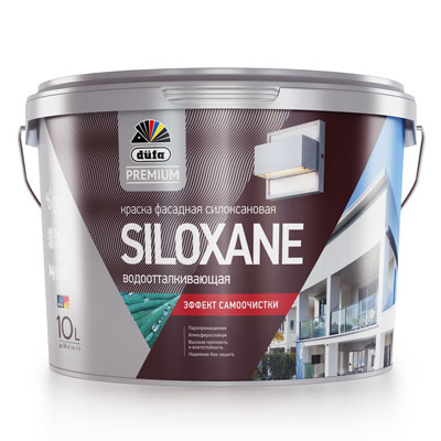 Силоксановая фасадная краска düfa Premium SILOXANE