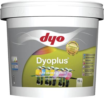 Высокоэффективная глубокоматовая интерьерная краска DYOPLUS