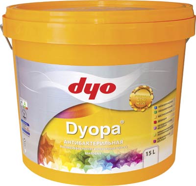 Антибактериальная высокоэффективная интерьерная краска DYOPA