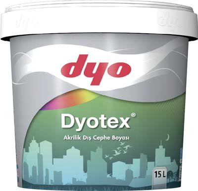 Акриловая фасадная краска DYOTEX