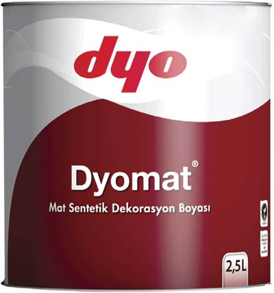 Матовая синтетическая эмаль для внутренних работ DYOMAT