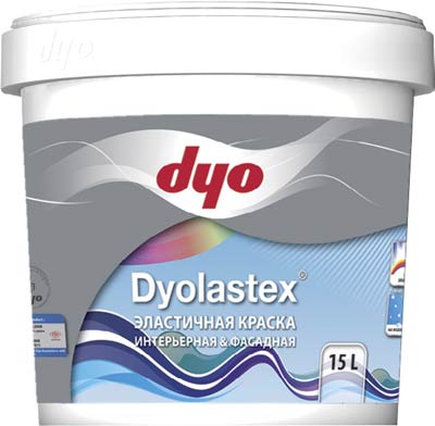 DYOLASTEX Эластичная краска для фасадов и интерьеров