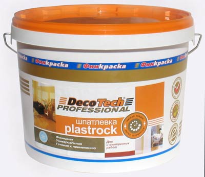 Шпатлевка «PLASTROCK» DecoTech