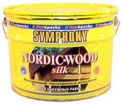 SYMPHONY NORDIC-WOOD Silk - лессирующий тиксотропный антисептик