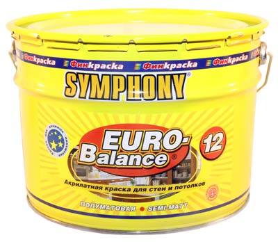 SYMPHONY EURO-Balance 12 - акрилатная полуматовая краска